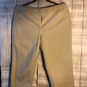 Ladies Khaki Capris